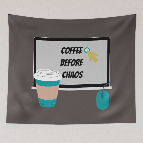 Item preview, Coffee Before Chaos designed and sold by SunfullyYours.