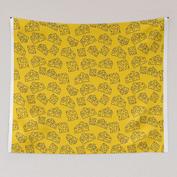 Item preview, Never Ending Cheese Pattern - Yellow designed and sold by bfrench87.