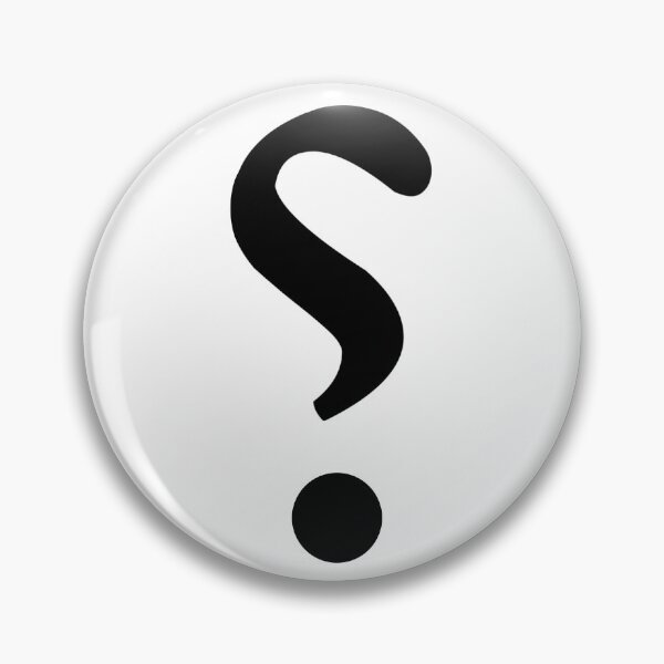 Item preview, Percontation / rhetorical question mark (Black) designed and sold by charqui.