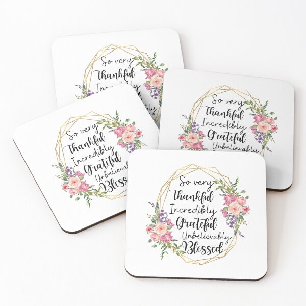 Item preview, Thankful Grateful Blessed designed and sold by Rhemamay.