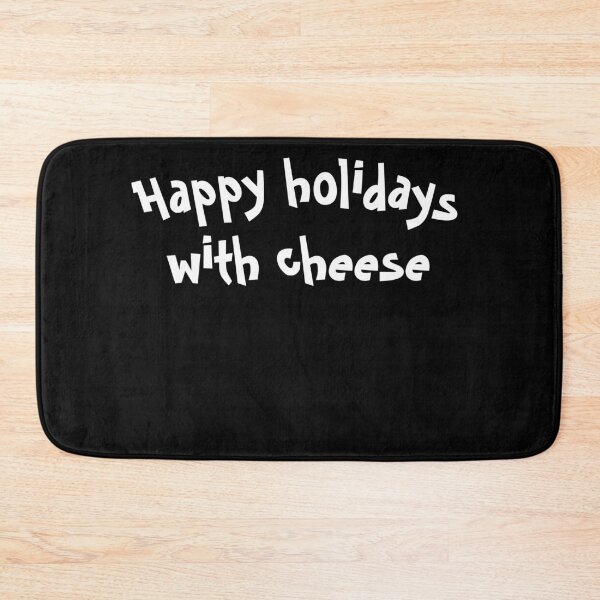 Item preview, Happy Holidays With Cheese designed and sold by TINASTORESHOPE.
