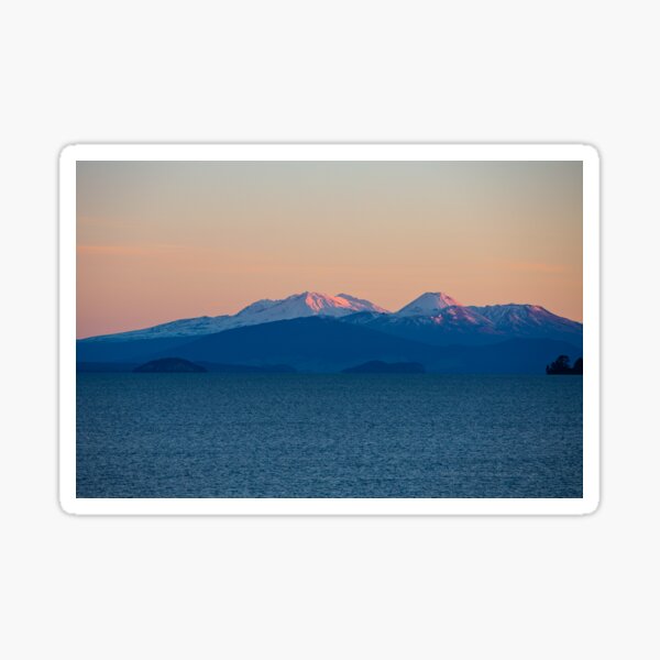 Volcanoes in New Zealand Sticker