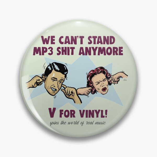 Item preview, V for Vinyl! No more mp3. Record collectors designed and sold by shockin.