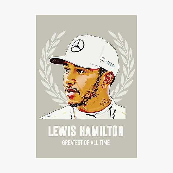 Lewis Hamilton - Greatest of All Time Photographic Print