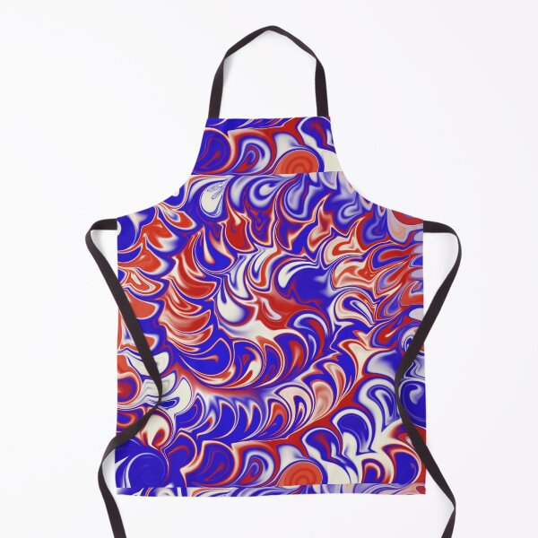Item preview, Fósil abstracto rojo, blanco y azul designed and sold by ScottyScapes.