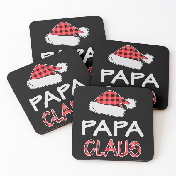 Item preview, Red Plaid Papa Claus designed and sold by zenpatterns.