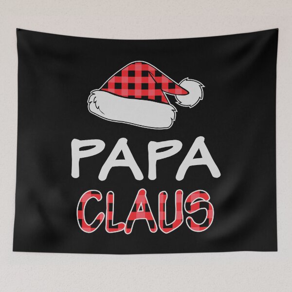 Item preview, Red Plaid Papa Claus designed and sold by zenpatterns.