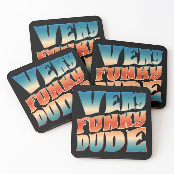 Item preview, Very Funky Dude (Funny Cool Quote • Vintage Retro Groovy 70's Look) designed and sold by SassyClassyMe.
