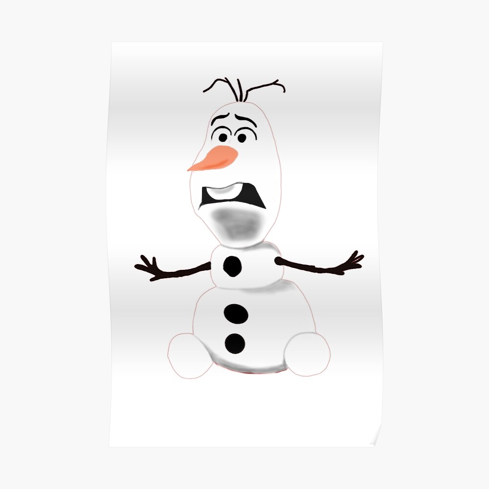 frozen olaf christmas sticker for sale by jezz4u redbubble