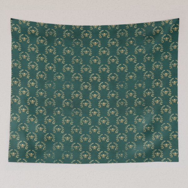 Item preview, Golden bee Pattern Print Art Design designed and sold by Spot Sweet.