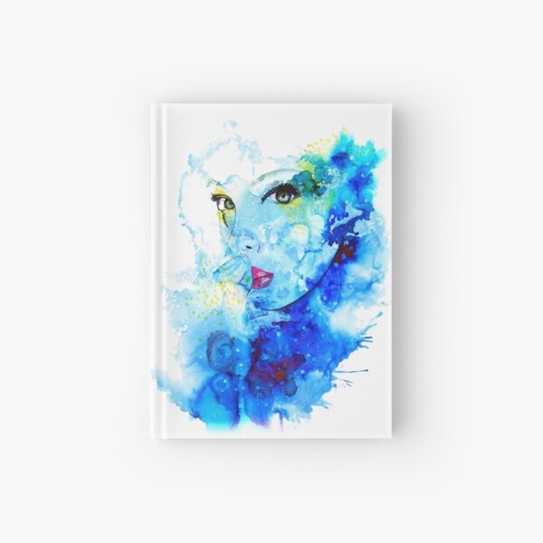 Blue face Hardcover Journal