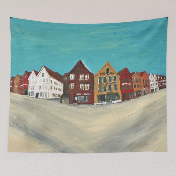 Item preview, Bryggen Bergen designed and sold by Rina Arling.