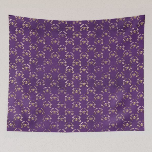 Item preview, Golden bee Pattern Print Art Design designed and sold by Spot Sweet.
