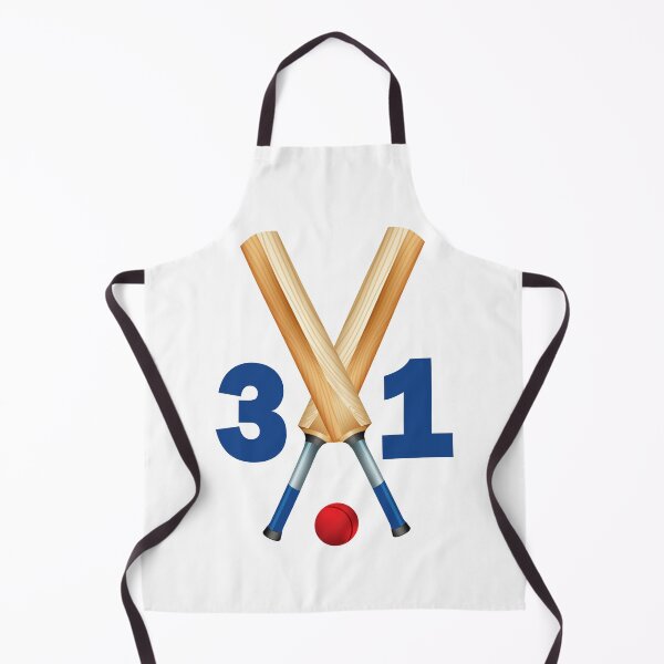 Item preview, Cricket number 31 - thirty one with bats and ball designed and sold by AllShirts21.