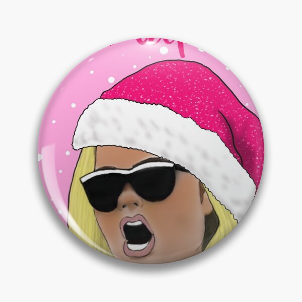 Artikelvorschau, Gemma Collins Weihnachtskarte "Ich bin Weihnachtsmann-trophobisch" entworfen und verkauft von Sweetie Darling Design.