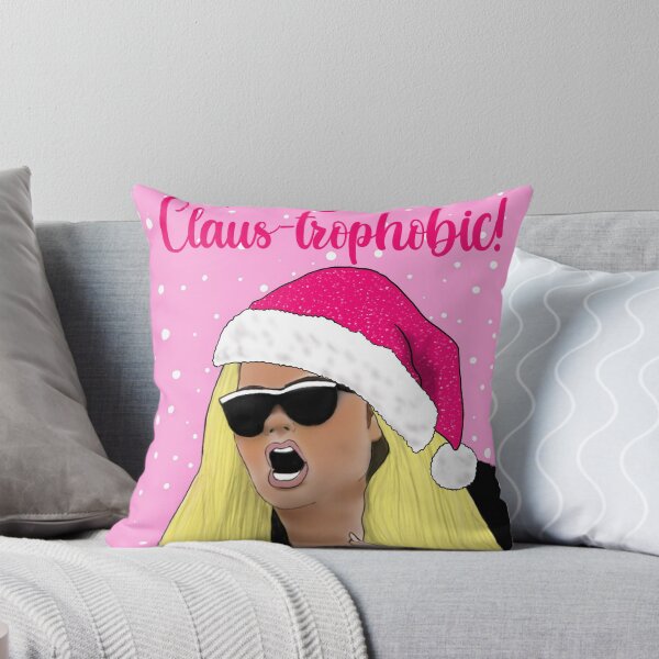 Item preview, Gemma Collins "I'm Santa Claus-trophobic" Christmas card designed and sold by Sweetie Darling  Design.