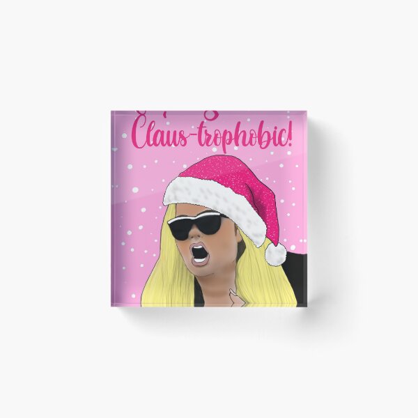 Item preview, Gemma Collins "I'm Santa Claus-trophobic" Christmas card designed and sold by Sweetie Darling  Design.
