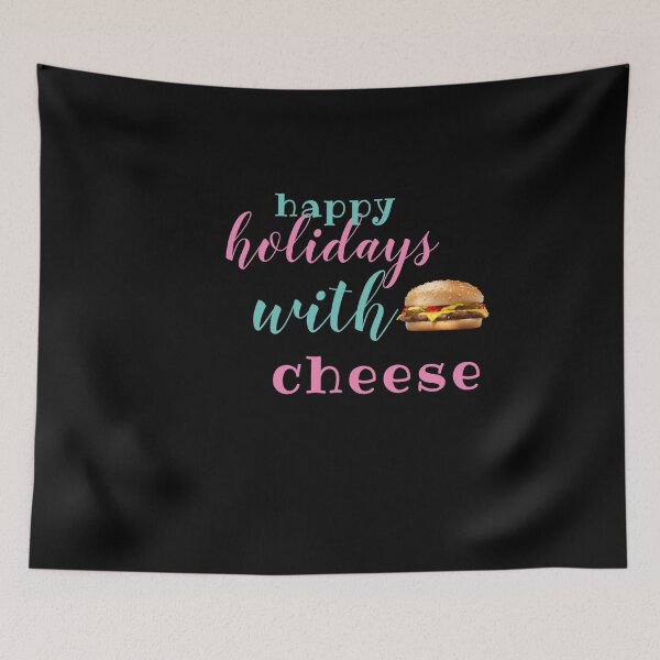 Item preview, Happy Holidays With Cheese designed and sold by TINASTORESHOPE.