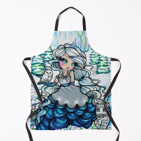 Item preview, Princess of Winter, Frozen Icy Nature Scene Fantasy Art designed and sold by hannahlynnart.
