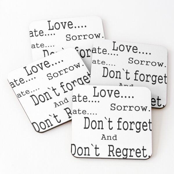 Item preview, No regrets designed and sold by Vallirant.