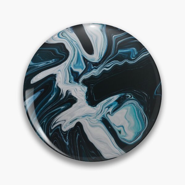 Item preview, Abstract Dark Blue Marbling art designed and sold by Butterfly-Dream.