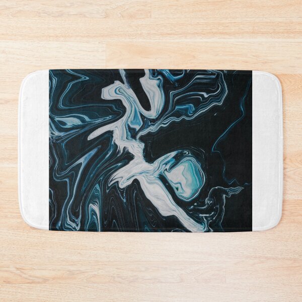 Item preview, Abstract Dark Blue Marbling art designed and sold by Butterfly-Dream.