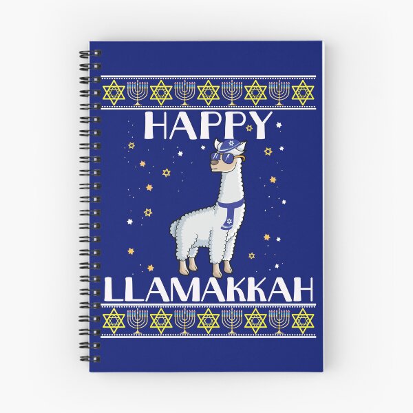 Item preview, Jewish Hanukkah Gift Happy LLamakkah Llama Ugly Christmas Sweater designed and sold by maindeals.