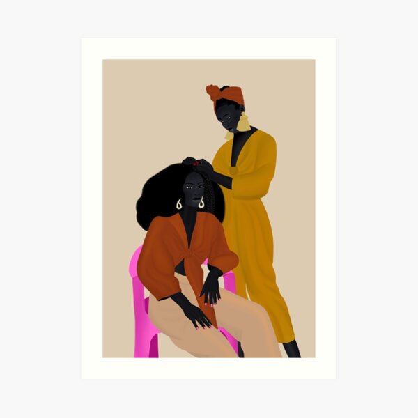 Hair love Art Print