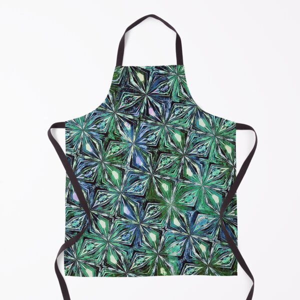 Item preview, Green and White Floral Pattern designed and sold by Lynn Marie Sharp.