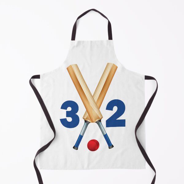 Item preview, Cricket number 32 - thirty two with bats and ball designed and sold by AllShirts21.