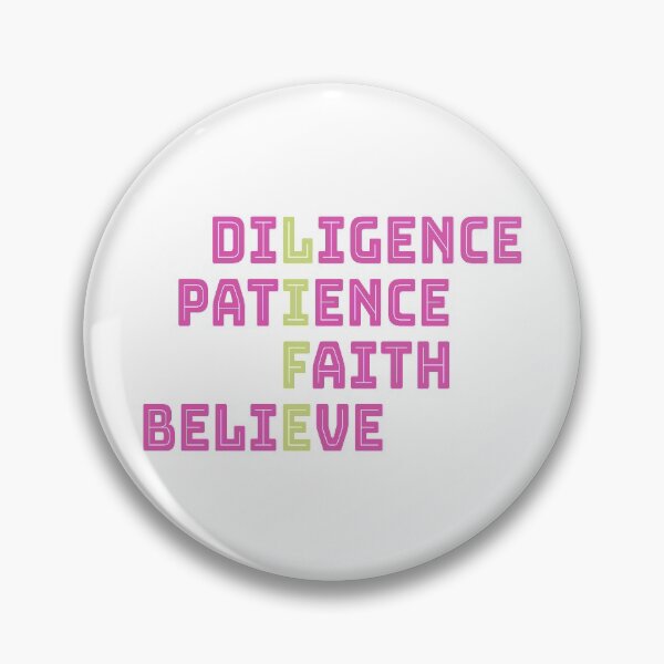 Item preview, LIFE diligence patience faith believe designed and sold by kmario.