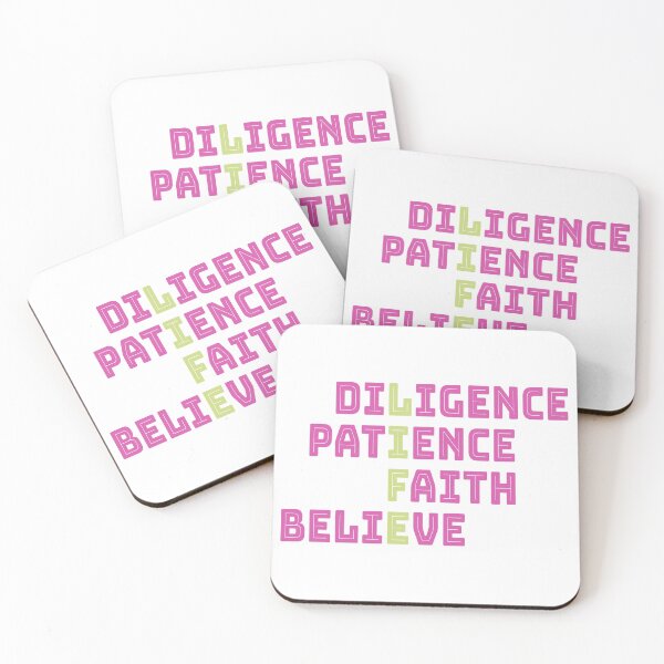 Item preview, LIFE diligence patience faith believe designed and sold by kmario.