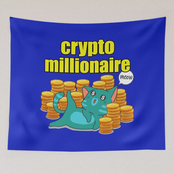 Item preview, bitcoin millionaire btc apparel love crypto space ethereum rich designed and sold by comglim.