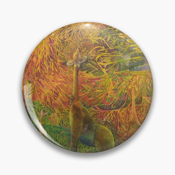 Item preview, Giraffes In The Jungle - dark green designed and sold by laurettairene.