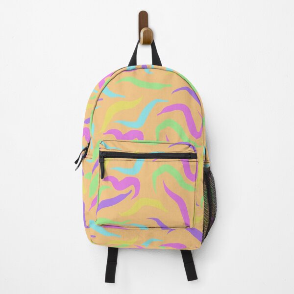Item preview, Pastel Worms in Orange designed and sold by Miranda Benson.
