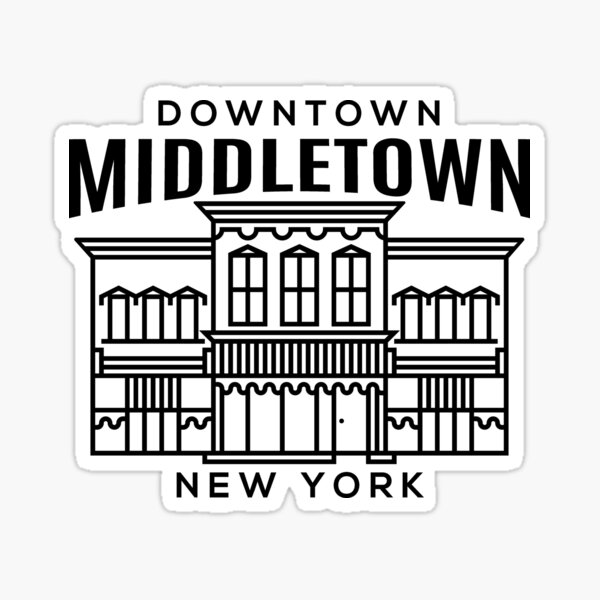 Item preview, Downtown Middletown NY designed and sold by HalpinDesign.