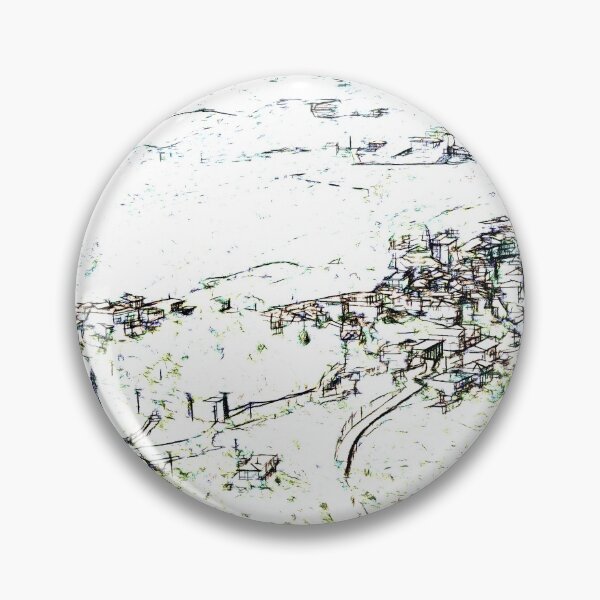 Item preview, Rocca Cilento: landscape from the castle with a village designed and sold by Giuseppe Cocco.