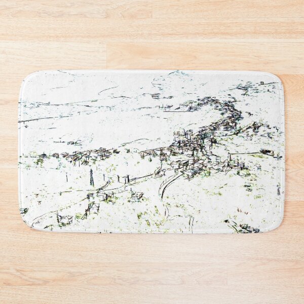 Item preview, Rocca Cilento: landscape from the castle with a village designed and sold by Giuseppe Cocco.