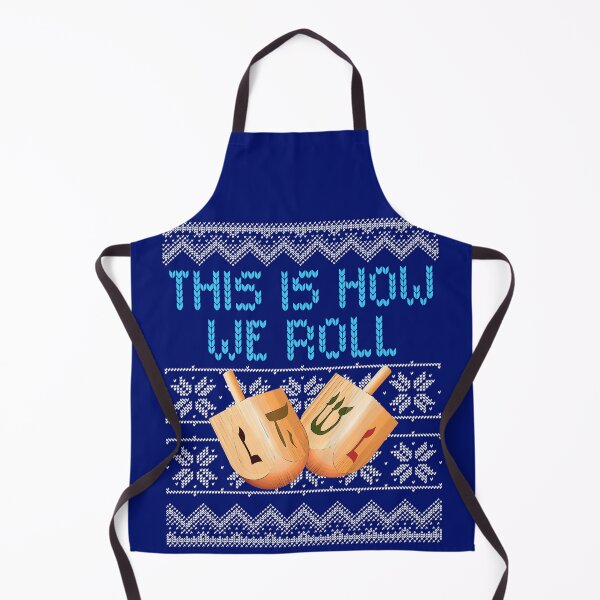 Item preview, Hanukkah Jewish Gift How We Roll Dreidel Ugly Christmas Sweater designed and sold by maindeals.