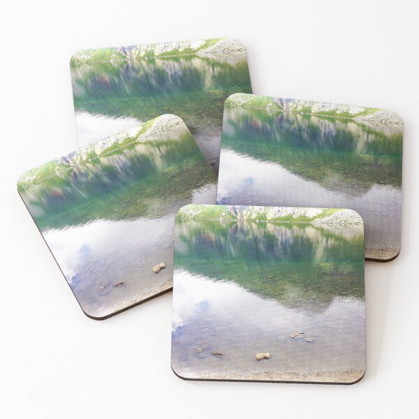 Item preview, Beautiful Water Reflection Seven Rila Lakes Bulgarian Photo With Mosaic Tiles Filter designed and sold by LuckyKermit.