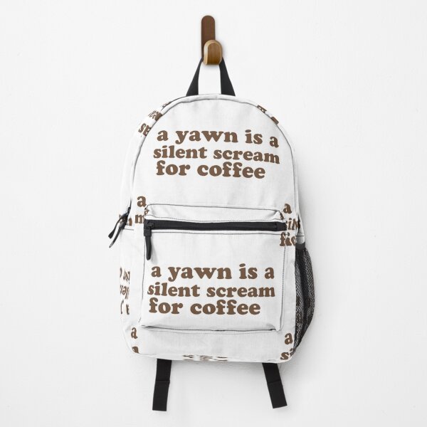 Item preview, A Yawn Is A Silent Scream For Coffee Coffee Humor designed and sold by Jajulile.