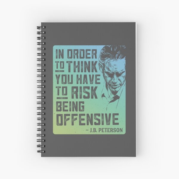 Item preview, Jordan Peterson Quote in Aqua Blue designed and sold by VerityVox.