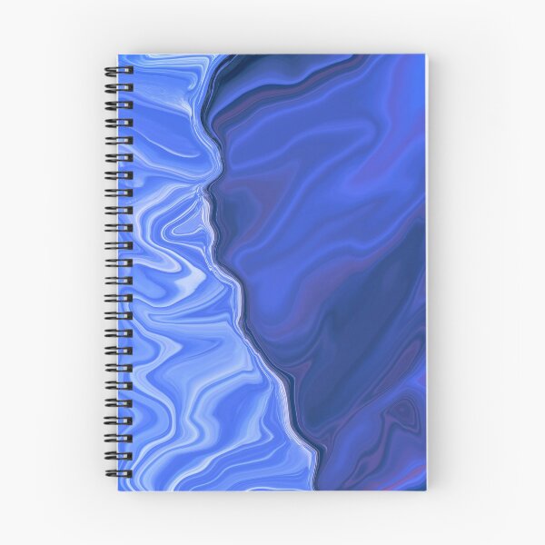 Item preview, Abstract Blue Violet Marbling art Wave designed and sold by Butterfly-Dream.