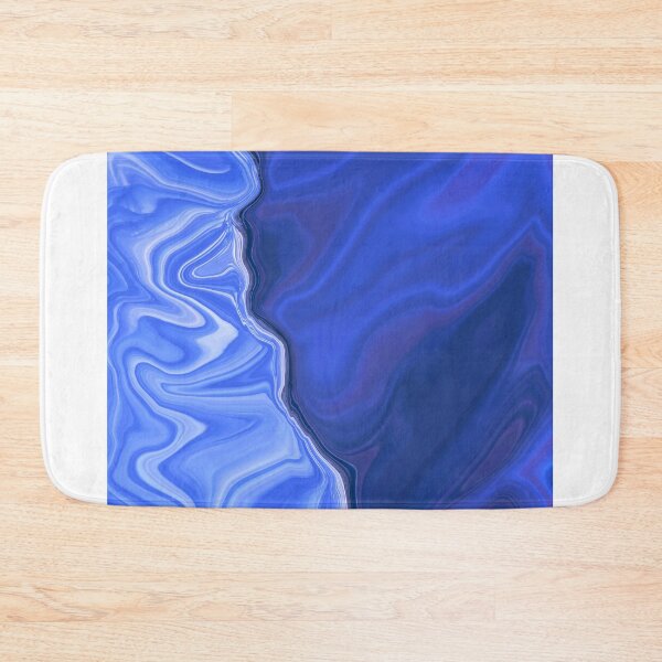 Item preview, Abstract Blue Violet Marbling art Wave designed and sold by Butterfly-Dream.