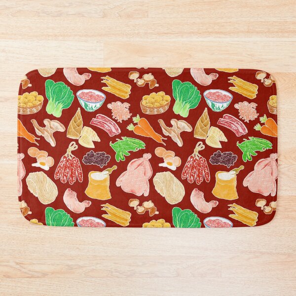 Item preview, Illustration of a collection of Chinese ingredients designed and sold by iswenyi.