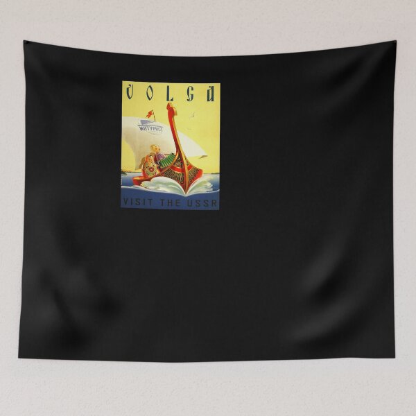 Item preview, retro iconic Volga designed and sold by CorasPosters.
