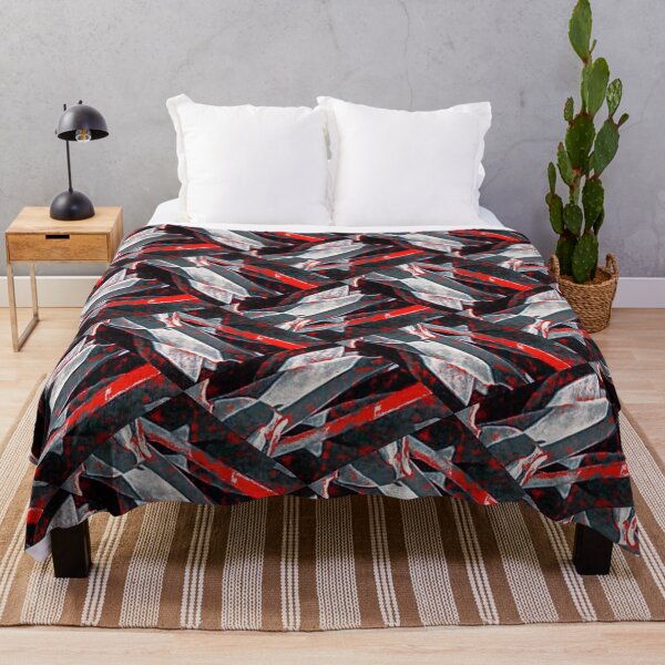 Item preview, Red Black and White Fashion Pattern designed and sold by Lynn Marie Sharp.