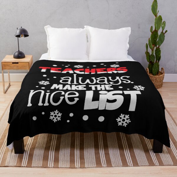 Item preview, Teachers always make the nice list designed and sold by zenpatterns.