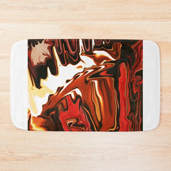 Item preview, Abstract Dark red marbling art of coffee designed and sold by Butterfly-Dream.