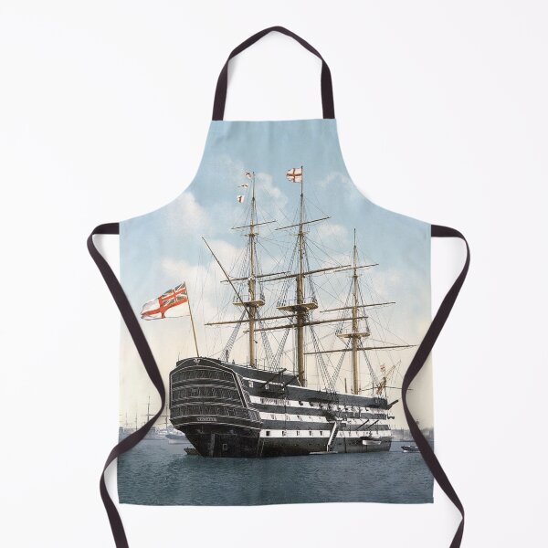 HMS VICTORY. The oldest warship still in commission in the world. Apron